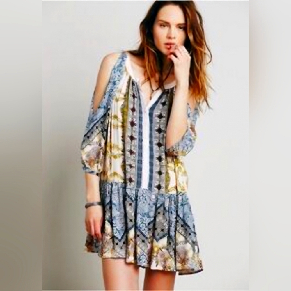 Free People Boho Mini Dress